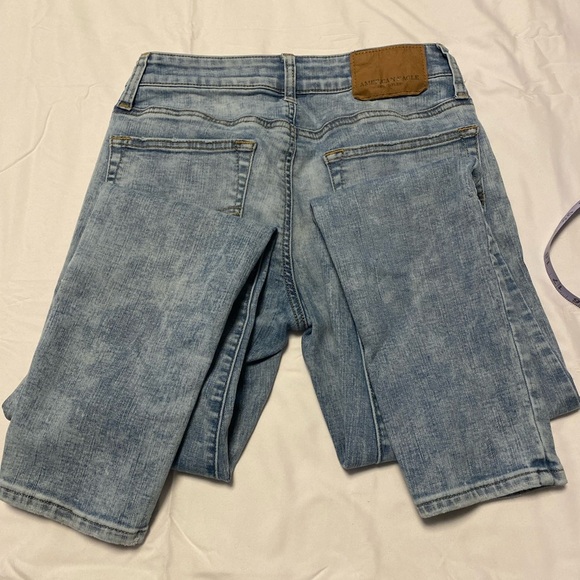 American Eagle | Skinny Distress Washed Jean Pants - W 26 - Picture 8 of 10